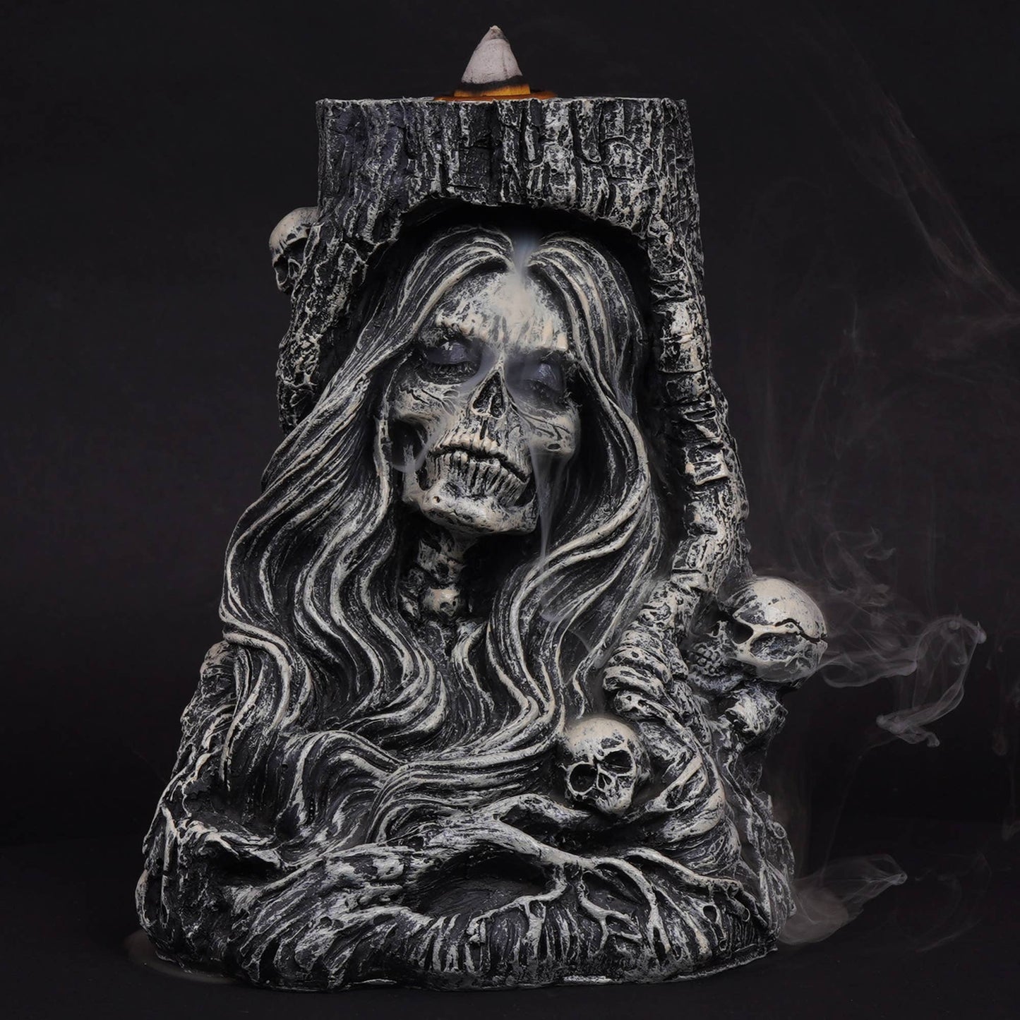 Woman Reaper Back Flow Incense Burner
