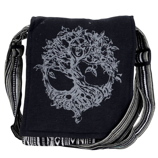 Crossbody With Flap Closure / Tree Of Life