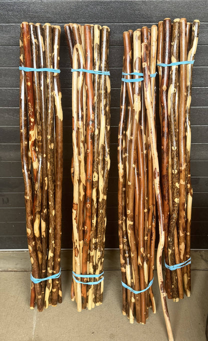 Made in USA!! 48" Ozark Hardwood Hiking Stick, Walking Stick