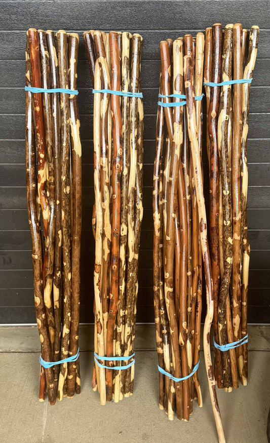 Made in USA!! 48" Ozark Hardwood Hiking Stick, Walking Stick