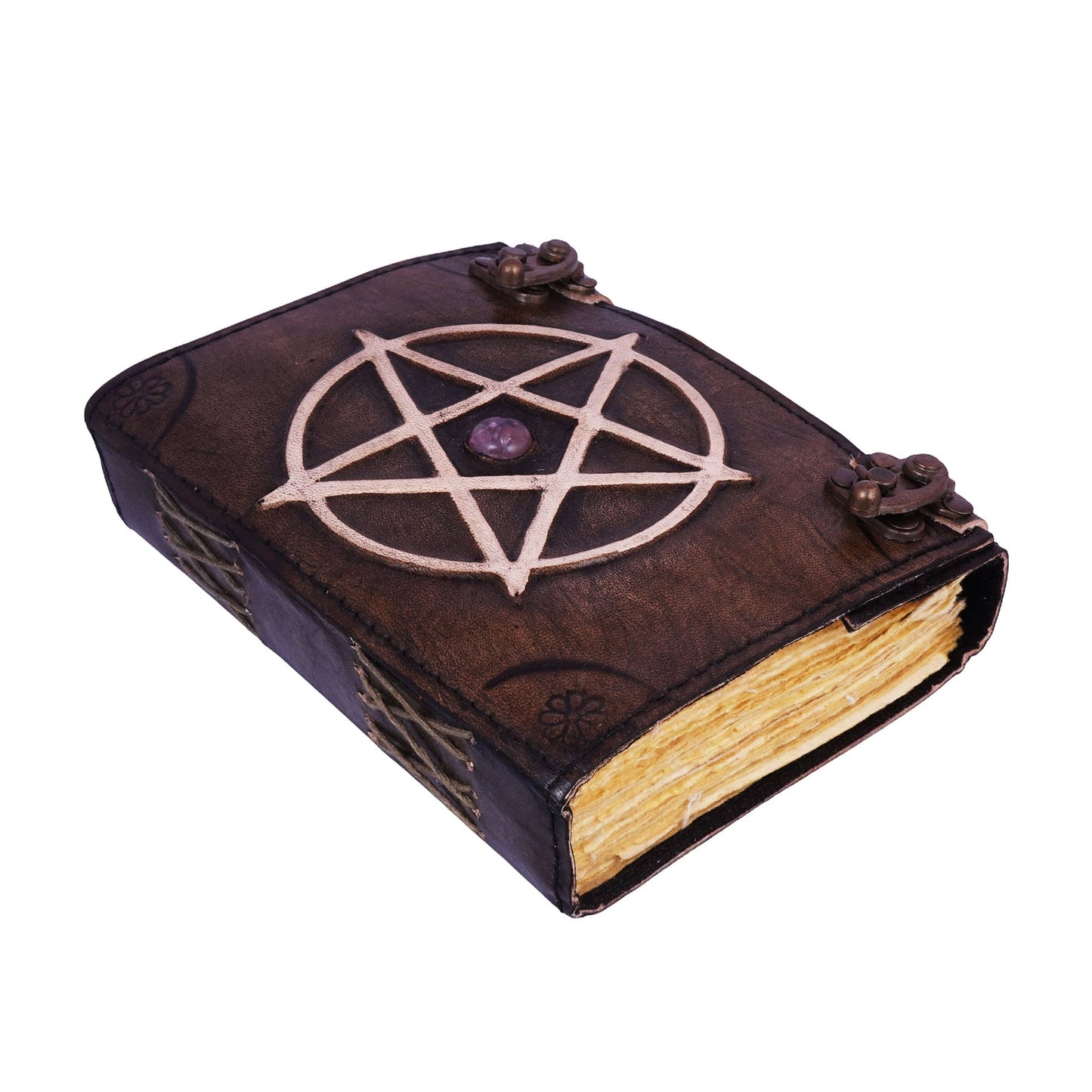 Pentagram Leather Embossed Journal