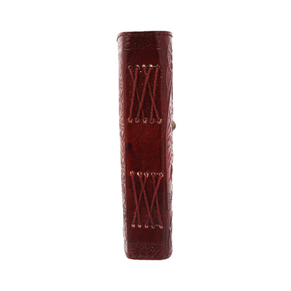 Sun and Moon Leather Embossed Journal