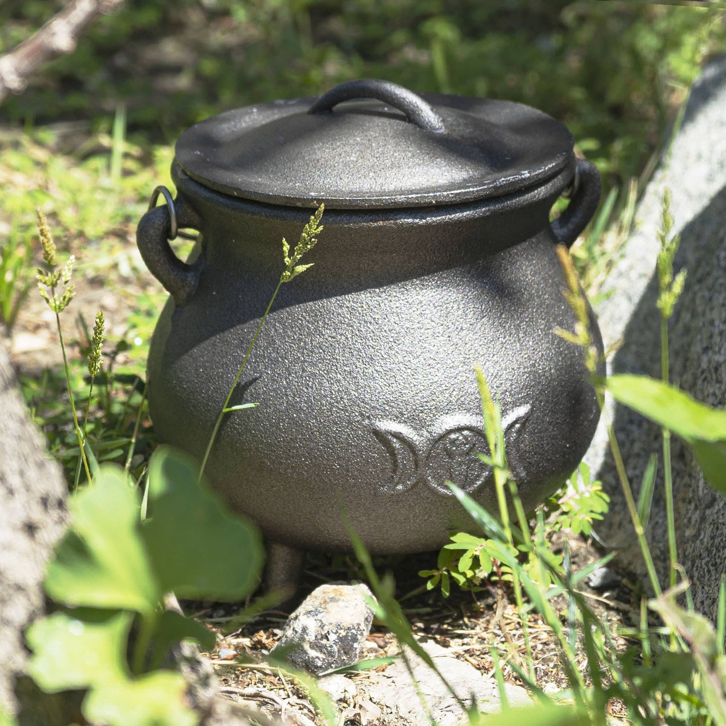 Triple Moon Goddess Cauldron HUGE 19cm
