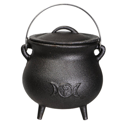 Triple Moon Goddess Cauldron HUGE 19cm