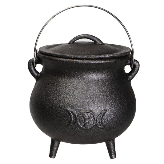 Triple Moon Goddess Cauldron HUGE 19cm