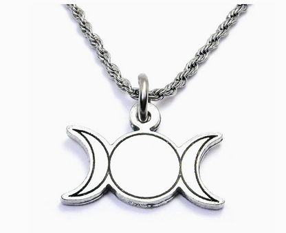Wiccan Blessed Be Set Of 2 Rope Chain Necklaces Pagan Wicca