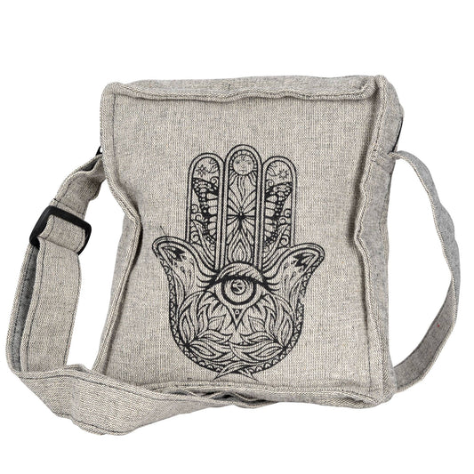 Hamsa Zipper Closure Crossbody