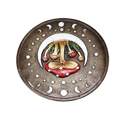 Round Mushroom/Moons Incense Burner