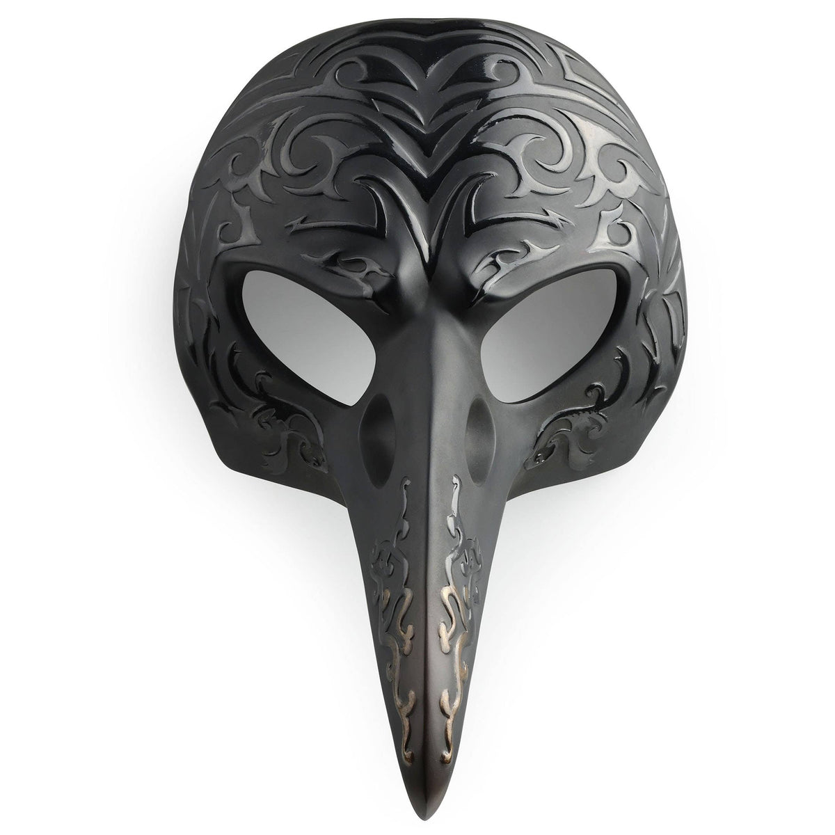 5 1/2 Inches Patterned Crow Beak Mask Wall Plaque