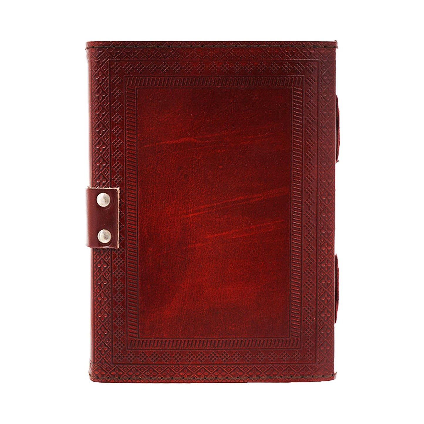 Sun and Moon Leather Embossed Journal