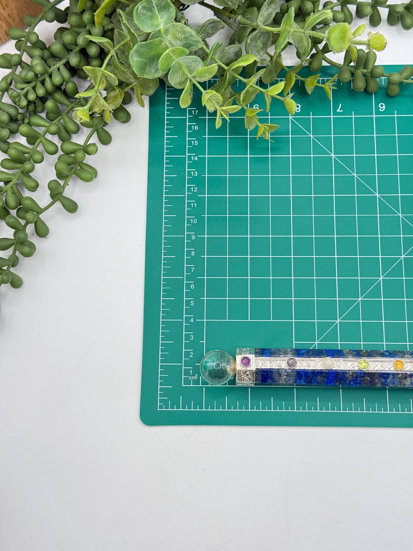 Lapis Lazuli Chakra Healing Wands with Clear Quartz Point