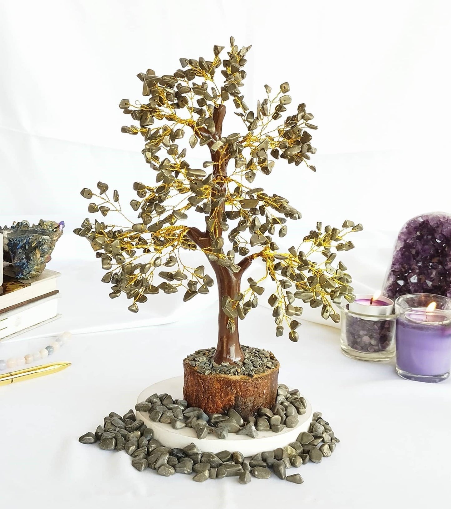 Gemstone Tree | Pyrite Tree | Crystal Tree Of Life