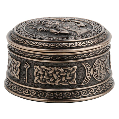2 1/8 Inches Hecate Goddess Of Chthonic Trinket Box CCB