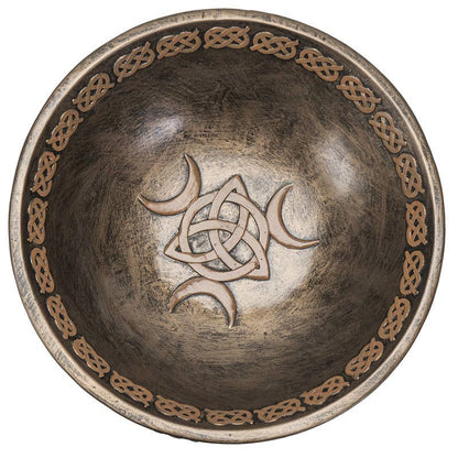 Triple Goddess Resin Offering Bowl for Rituals