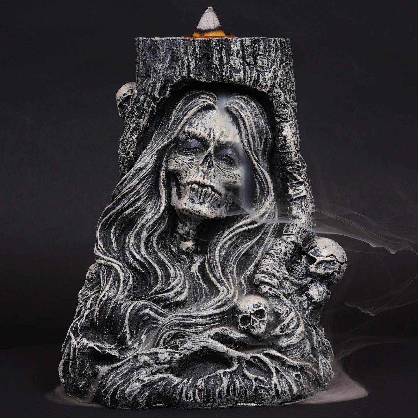 Woman Reaper Back Flow Incense Burner