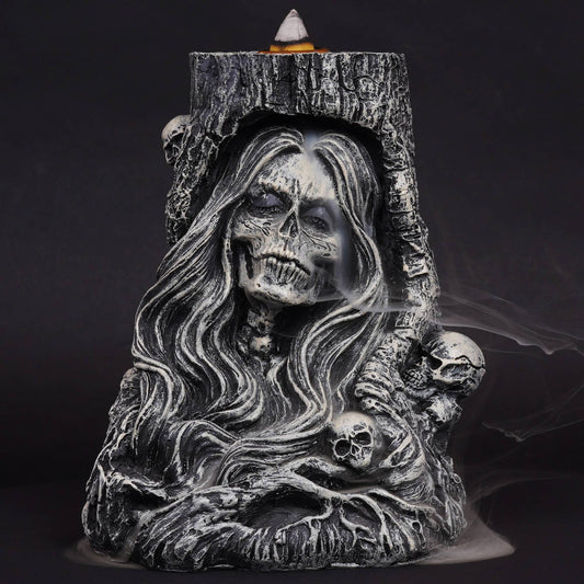 Woman Reaper Back Flow Incense Burner