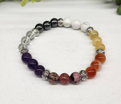 MENOPAUSE RELIEF SUPPORT - Stretchable Bracelet 8MM, 7.5"L