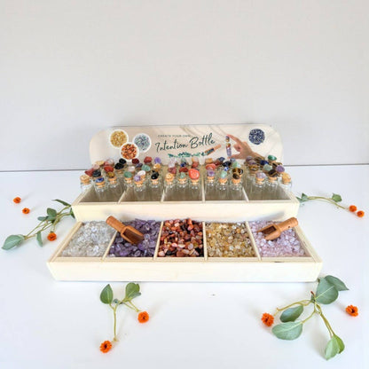 Create Your Own Intention Bottle Set - W/ Display