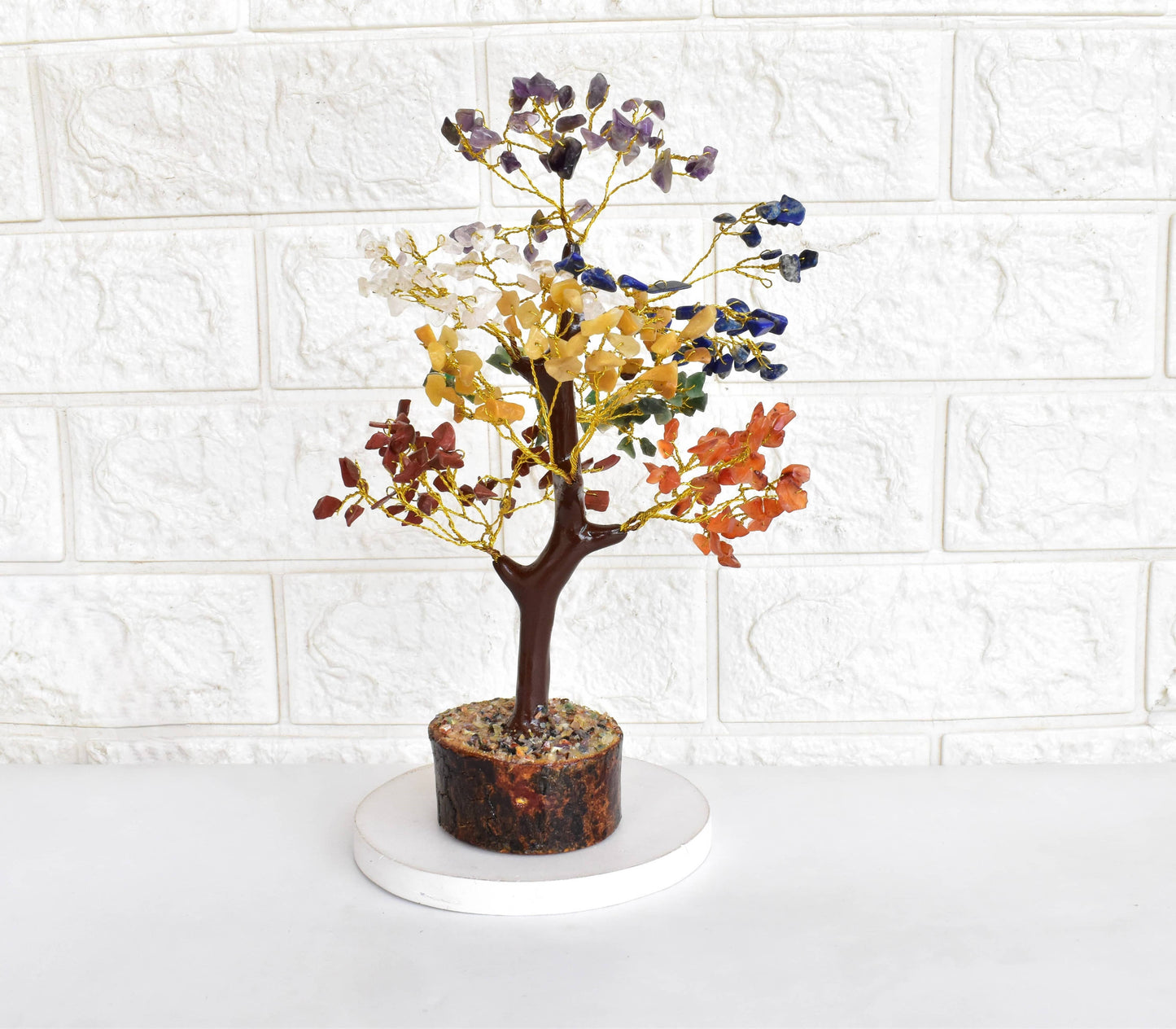300 Chips Gemstone Tree | 7 Chakra | Healing Crystal Tree