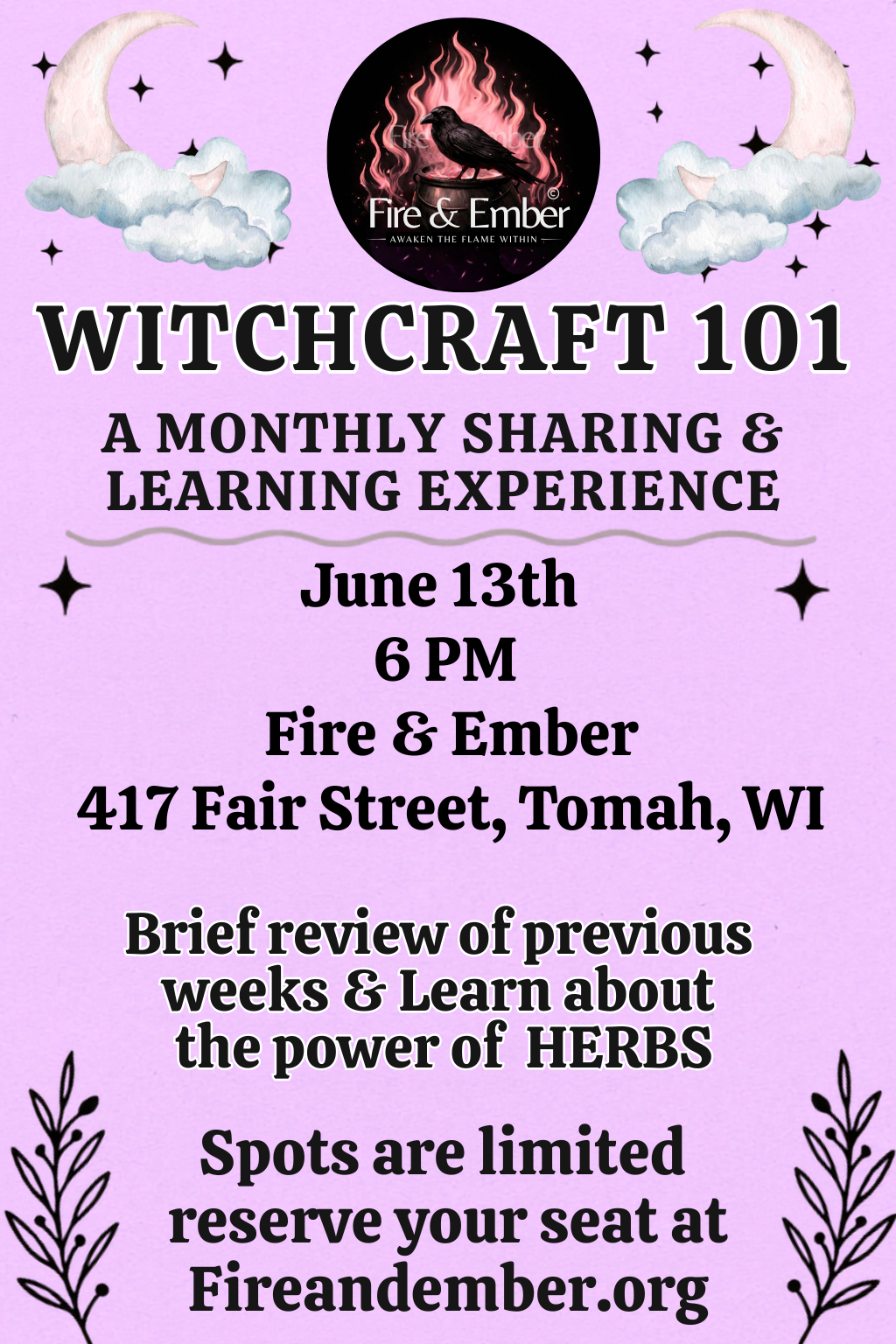 Witchcraft 101- Class #4 Herbs🌿