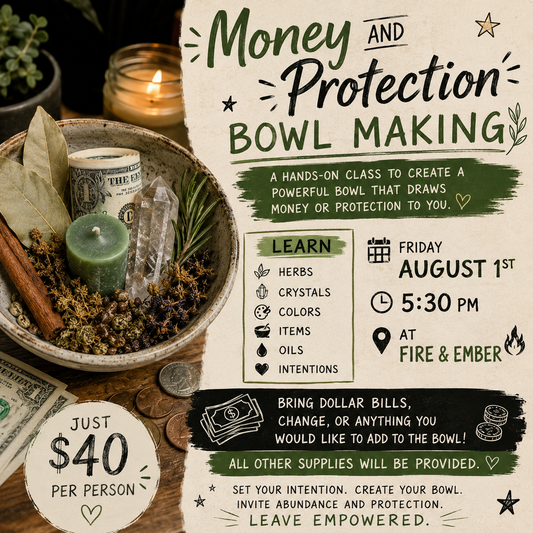 💰🛡️ Money & Protection Bowl Making Class 🛡️💰