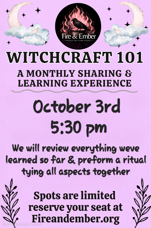 Witchcraft 101- October Review & Ritual
