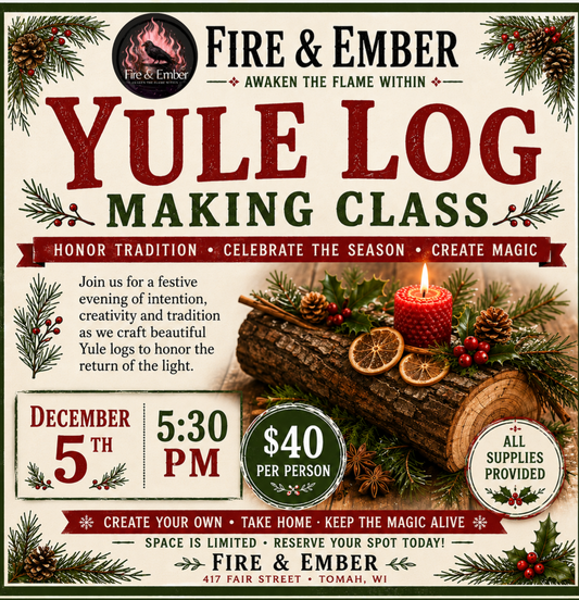 🪵✨ Yule Log Making Class ✨🪵